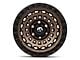 Fuel Wheels Zephyr Matte Bronze with Black Bead Ring 6-Lug Wheel; 17x9; -12mm Offset (19-24 Silverado 1500)