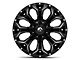 Fuel Wheels Assault Gloss Black Milled 8-Lug Wheel; 20x10; -18mm Offset (20-24 Silverado 2500 HD)