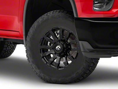 Fuel Wheels Blitz Gloss Black 8-Lug Wheel; 18x9; 1mm Offset (20-24 Silverado 2500 HD)