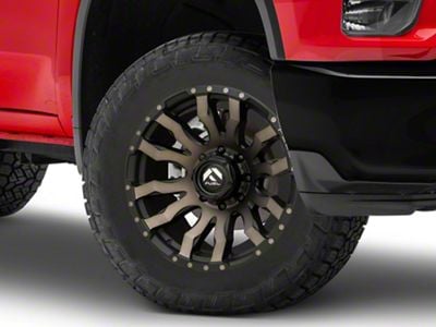 Fuel Wheels Blitz Matte Black Double Dark Tint 8-Lug Wheel; 20x10; -18mm Offset (20-24 Silverado 2500 HD)