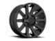 Fuel Wheels Contra Satin Black 8-Lug Wheel; 20x9; 20mm Offset (07-10 Silverado 2500 HD)