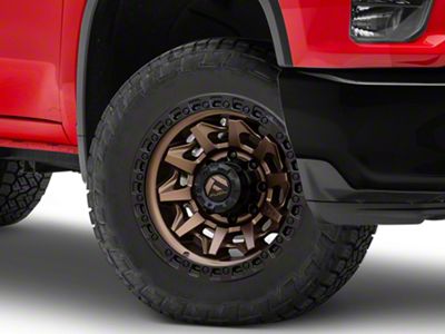 Fuel Wheels Covert Matte Bronze with Black Bead Ring 8-Lug Wheel; 20x10; -18mm Offset (20-24 Silverado 2500 HD)