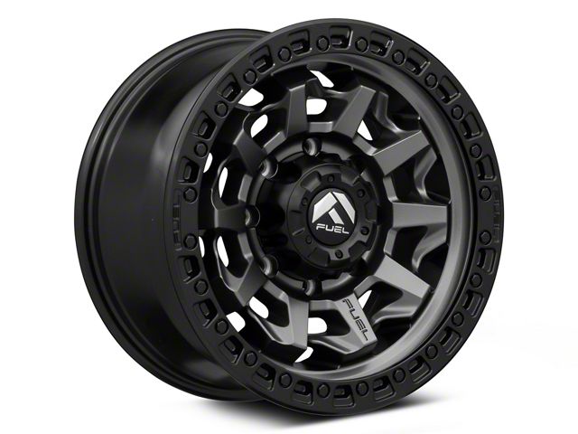 Fuel Wheels Covert Matte Gunmetal 8-Lug Wheel; 18x9; 20mm Offset (20-24 Silverado 2500 HD)