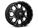 Fuel Wheels Krank Matte Black Milled 8-Lug Wheel; 18x9; 1mm Offset (07-10 Silverado 2500 HD)