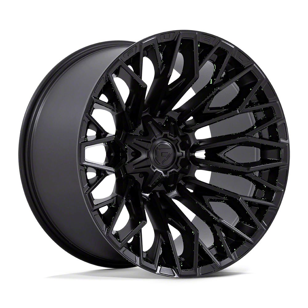 Fuel Wheels Silverado 2500 Quake Gloss Black Milled 8-Lug Wheel; 20x9 ...