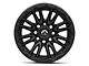 Fuel Wheels Rebel Matte Black 8-Lug Wheel; 20x9; 1mm Offset (07-10 Silverado 2500 HD)