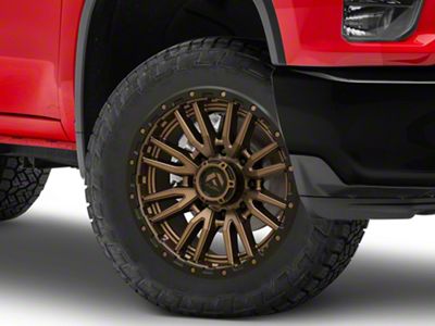 Fuel Wheels Rebel Matte Bronze 8-Lug Wheel; 20x9; 1mm Offset (20-24 Silverado 2500 HD)