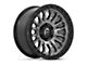 Fuel Wheels Rincon Matte Gunmetal with Black Ring 8-Lug Wheel; 20x9; 1mm Offset (07-10 Silverado 2500 HD)