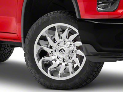 Fuel Wheels Saber Chrome 8-Lug Wheel; 22x10; -18mm Offset (20-24 Silverado 2500 HD)