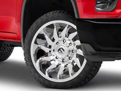 Fuel Wheels Saber Chrome 8-Lug Wheel; 24x12; -44mm Offset (20-25 Silverado 2500 HD)