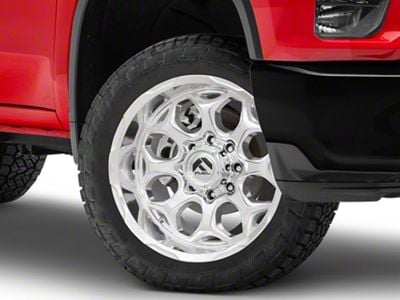 Fuel Wheels Scepter Polished Milled 8-Lug Wheel; 22x10; -18mm Offset (20-24 Silverado 2500 HD)