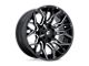 Fuel Wheels Sledge Gloss Black Milled 8-Lug Wheel; 26x14; -75mm Offset (07-10 Silverado 2500 HD)