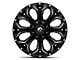 Fuel Wheels Assault Gloss Black Milled 8-Lug Wheel; 20x10; -18mm Offset (20-24 Silverado 3500 HD SRW)