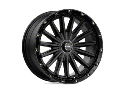 Fuel Wheels Assault Matte Black Milled 8-Lug Wheel; 22x9.5; 20mm Offset (20-24 Silverado 3500 HD SRW)