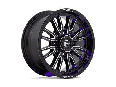 Fuel Wheels Clash Gloss Black Milled 8-Lug Wheel; 20x9; 20mm Offset (20-25 Silverado 3500 HD SRW)