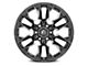 Fuel Wheels Flame Gloss Black Milled 8-Lug Wheel; 20x9; 20mm Offset (20-24 Silverado 3500 HD SRW)