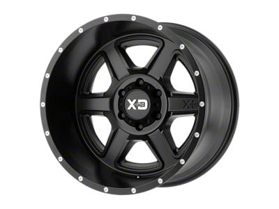 Fuel Wheels Hardline Gloss Black with Blue Tinted Clear 8-Lug Wheel; 22x12; -44mm Offset (20-25 Silverado 3500 HD SRW)