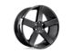 Fuel Wheels Reaction Gloss Black Milled 8-Lug Wheel; 22x12; -44mm Offset (07-10 Silverado 3500 HD SRW)