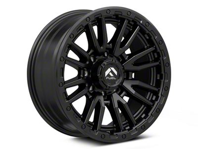 Fuel Wheels Rebel Matte Black 8-Lug Wheel; 20x9; 1mm Offset (20-24 Silverado 3500 HD SRW)