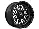 Fuel Wheels Stroke Gloss Black Milled 8-Lug Wheel; 20x10; -18mm Offset (20-24 Silverado 3500 HD SRW)