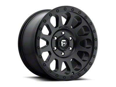 Fuel Wheels Vector Matte Black 8-Lug Wheel; 20x9; 1mm Offset (07-10 Silverado 3500 HD SRW)