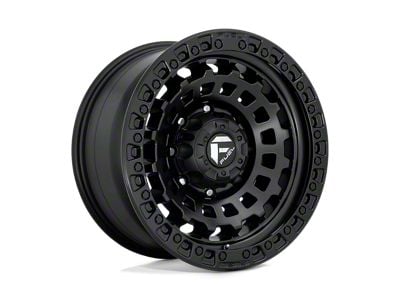 Fuel Wheels Zephyr Matte Black 8-Lug Wheel; 17x9; 1mm Offset (07-10 Silverado 3500 HD SRW)