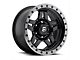 Fuel Wheels Anza Matte Black with Gunmetal Ring 6-Lug Wheel; 18x9; 19mm Offset (21-24 Tahoe)