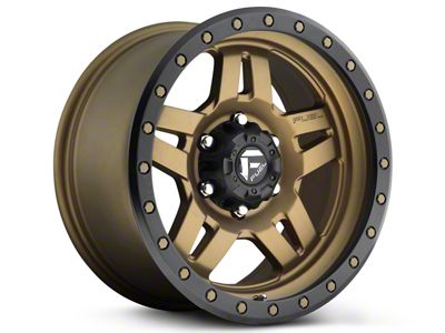 Fuel Wheels Anza Matte Bronze with Black Ring 6-Lug Wheel; 20x9; 1mm Offset (21-24 Tahoe)