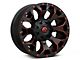 Fuel Wheels Assault Matte Black Red Milled 6-Lug Wheel; 17x9; -12mm Offset (21-24 Tahoe)