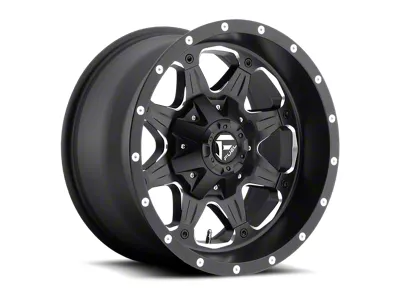 Fuel Wheels Boost Matte Black Milled 6-Lug Wheel; 18x9; 20mm Offset (21-24 Tahoe)