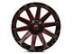 Fuel Wheels Contra Gloss Black with Red Tint 6-Lug Wheel; 20x10; -18mm Offset (21-24 Tahoe)