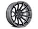 Fuel Wheels Fusion Forged Burn Gloss Black with Brushed Gray Tint Face and Lip 6-Lug Wheel; 22x10; -18mm Offset (21-24 Tahoe)