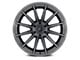 Fuel Wheels Fusion Forged Burn Gloss Black with Brushed Gray Tint Face and Lip 6-Lug Wheel; 24x12; -44mm Offset (21-24 Tahoe)