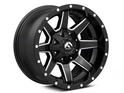 Fuel Wheels Maverick Matte Black Milled 6-Lug Wheel; 17x10; -24mm Offset (21-24 Tahoe)