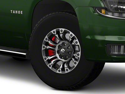 Fuel Wheels Vapor Matte Black with Gray Tint 6-Lug Wheel; 17x9; -12mm Offset (15-20 Tahoe)