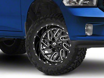 Fuel Wheels Triton Gloss Black Milled 5-Lug Wheel; 20x10; -18mm Offset (09-18 RAM 1500)