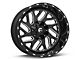 Fuel Wheels Triton Gloss Black Milled 6-Lug Wheel; 20x12; -44mm Offset (19-24 Silverado 1500)