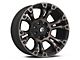 Fuel Wheels Vapor Matte Black Machined with Dark Tint 5-Lug Wheel; 20x10; -18mm Offset (09-18 RAM 1500)