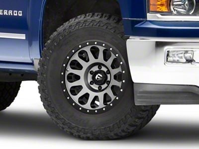 Fuel Wheels Vector Gun Metal 6-Lug Wheel; 18x9; 1mm Offset (14-18 Silverado 1500)