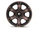 Fuel Wheels Beast Matte Black Machined with Dark Tint 6-Lug Wheel; 18x9; -12mm Offset (21-24 Yukon)