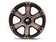 Fuel Wheels Beast Matte Black Machined with Dark Tint 6-Lug Wheel; 20x9; 1mm Offset (21-24 Yukon)