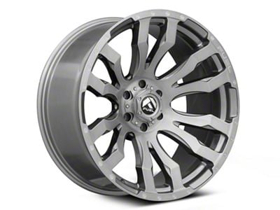 Fuel Wheels Blitz Platinum Brushed Gunmetal 6-Lug Wheel; 22x12; -44mm Offset (21-24 Yukon)