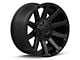 Fuel Wheels Contra Satin Black 6-Lug Wheel; 18x9; -12mm Offset (21-24 Yukon)