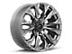 Fuel Wheels Flame Platinum 6-Lug Wheel; 22x10; -18mm Offset (21-24 Yukon)