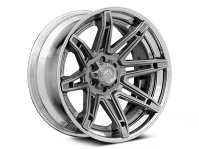 Fuel Wheels Fusion Forged Brawl Platinum with Chrome Lip 6-Lug Wheel; 22x10; -18mm Offset (21-24 Yukon)