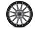 Fuel Wheels Fusion Forged Burn Chrome with Gloss Black Lip 6-Lug Wheel; 22x12; -44mm Offset (21-24 Yukon)