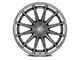 Fuel Wheels Fusion Forged Burn Platinum with Chrome Lip 6-Lug Wheel; 22x10; -18mm Offset (21-24 Yukon)