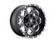 Fuel Wheels Heater Matte Black Double Dark Tint Machined 6-Lug Wheel; 22x10; -13mm Offset (21-24 Yukon)