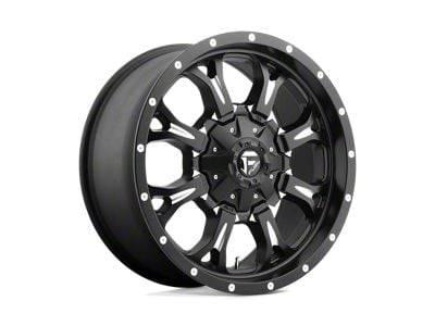 Fuel Wheels Krank Matte Black Milled 6-Lug Wheel; 20x9; 20mm Offset (21-24 Yukon)