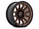 Fuel Wheels Piston Matte Bronze with Gloss Black Lip 6-Lug Wheel; 20x10; -18mm Offset (21-24 Yukon)